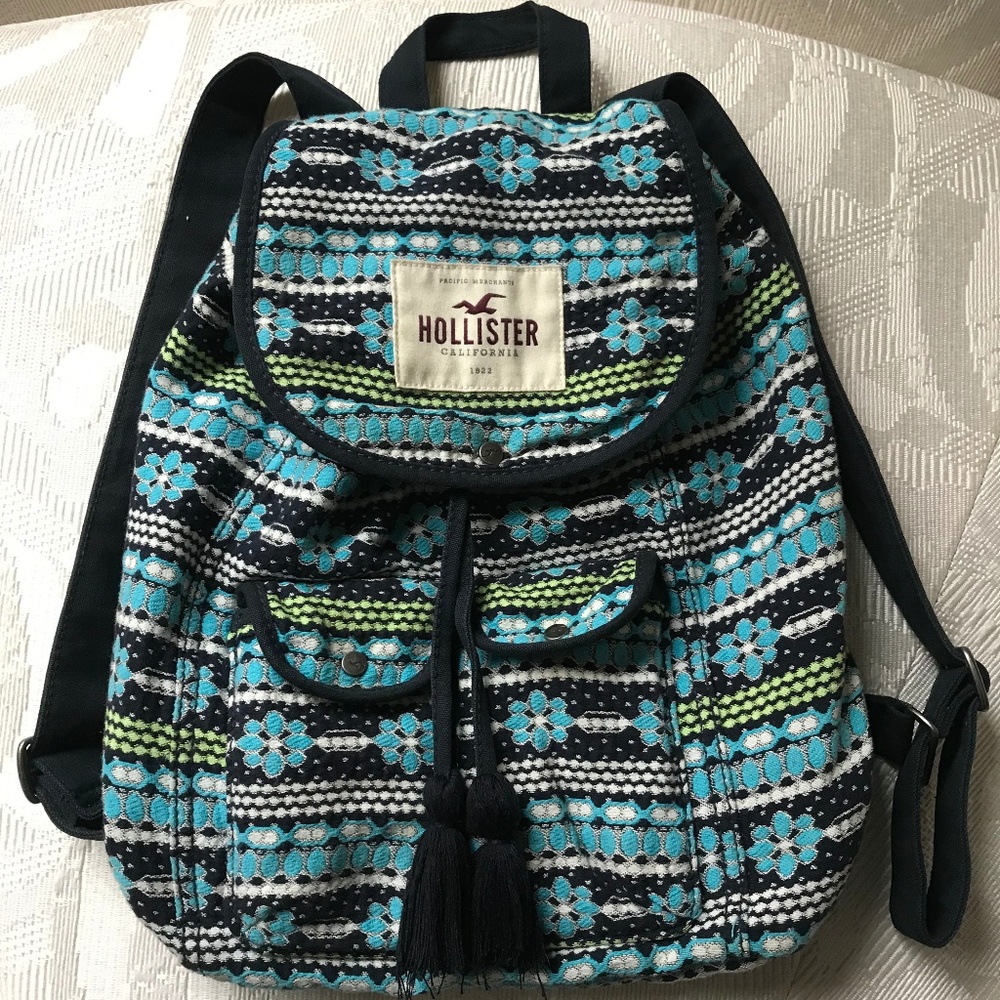 Hollister Draw-String Beach Backpack